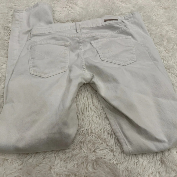 Citizens of humanity Ava low rise straight leg white jeans| size 24 - Picture 6 of 6